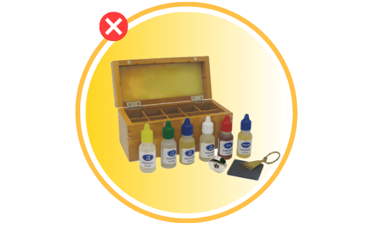 OLD METHOD TO TEST THE PURITY